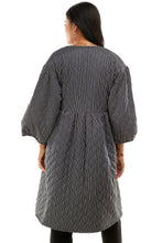 Load image into Gallery viewer, Corkill Reversible Jacket in Flynn Stripe Kitty Black/Pink
