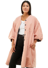 Load image into Gallery viewer, Corkill Reversible Jacket in Flynn Stripe Kitty Black/Pink
