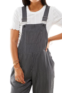 Teddie Overalls Flynn Stripe Kitty