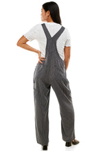 Load image into Gallery viewer, Teddie Overalls Flynn Stripe Kitty
