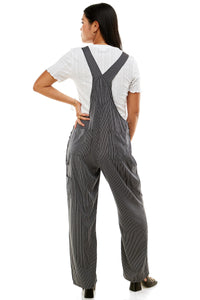 Teddie Overalls Flynn Stripe Kitty