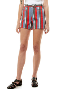 Alexa Short Endless Stripe in Bittersweet