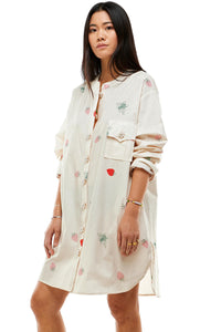 Hollyanne Dress Strawberry Fields Forever in Ivory