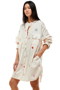Hollyanne Dress Strawberry Fields Forever in Ivory