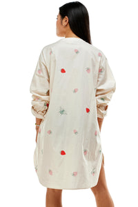 Hollyanne Dress Strawberry Fields Forever in Ivory
