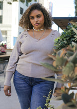 Load image into Gallery viewer, Jonesy Sweater in Heather Oat
