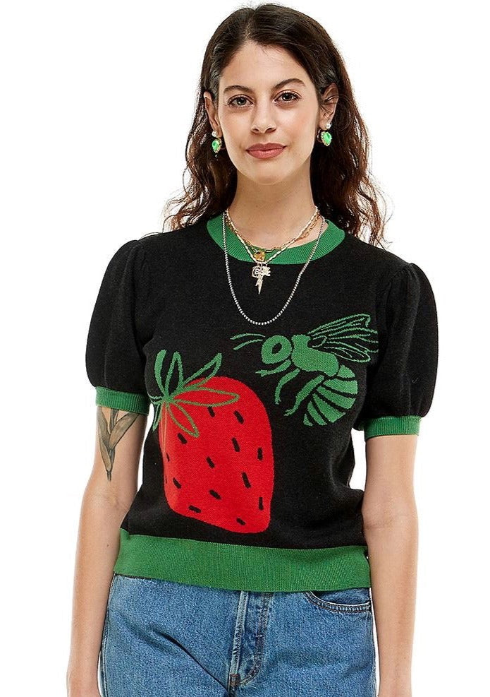 Sid Crew Strawberry Fields Forever in Jet/Kelly
