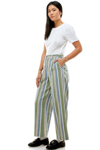 Load image into Gallery viewer, Marshall Twill Pant Endless Stripe in Basil
