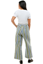 Load image into Gallery viewer, Marshall Twill Pant Endless Stripe in Basil
