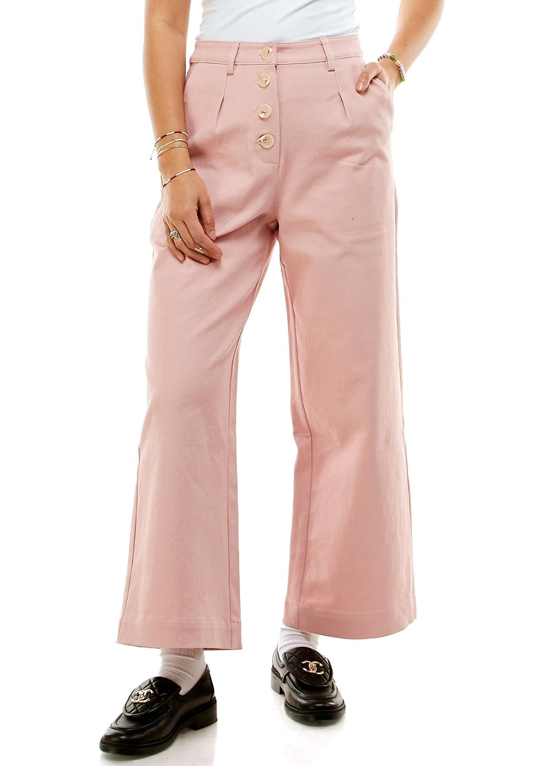 Marshall Twill Pant in Gossamer Pink