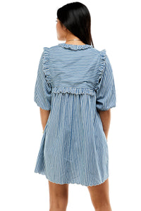 PJ Dress in Smith Stripe