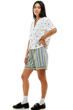 Load image into Gallery viewer, Marshall Jr Short Endless Stripe in Basil

