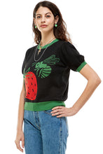 Load image into Gallery viewer, Sid Crew Strawberry Fields Forever in Jet/Kelly
