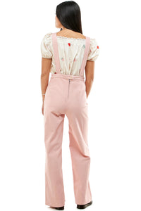 Suggs Overalls in Gossamer Pink