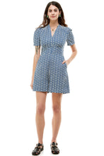 Load image into Gallery viewer, Topper Playsuit in Wish Floral Chambray Embroidery
