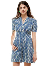 Load image into Gallery viewer, Topper Playsuit in Wish Floral Chambray Embroidery
