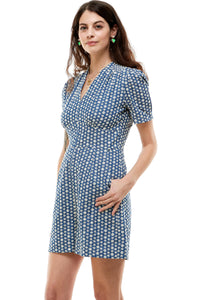 Topper Playsuit in Wish Floral Chambray Embroidery