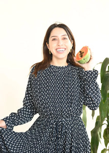 Florence Over the Moon Dress in Black